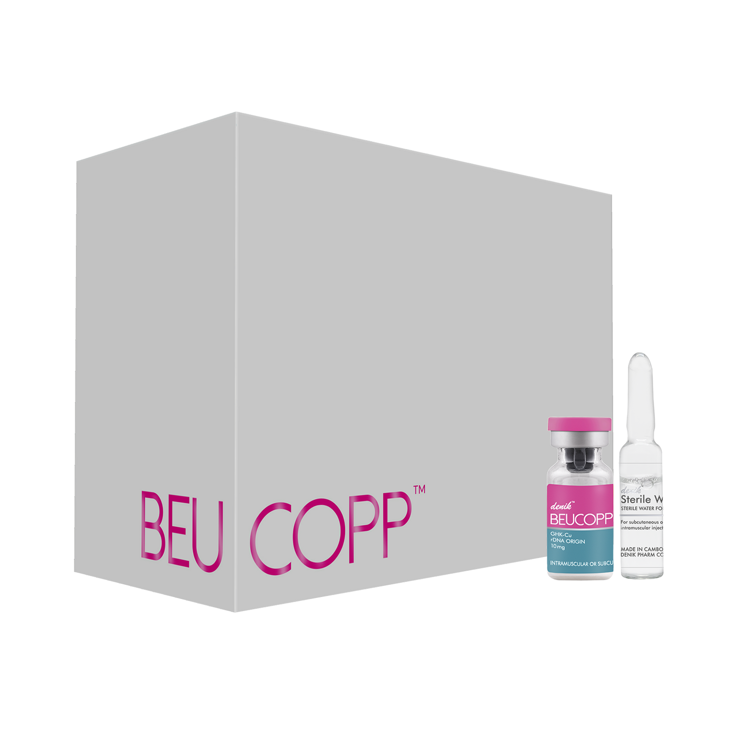 BEUCOPP ( GHK-Cu):  Most powerful Anti ageing effects by enhancing collagen and elastin production.
